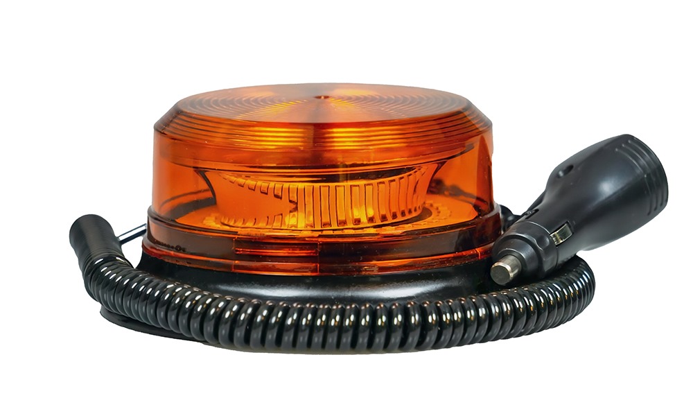 EMR32 12/110V LED Warning Lamp with Magnetic Spiral Cable